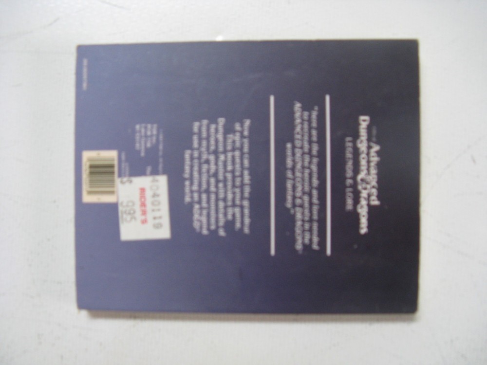 MINI LEGENDS & LORE Limited Edition AD&D Advanced Dungeons & Dragons tsr