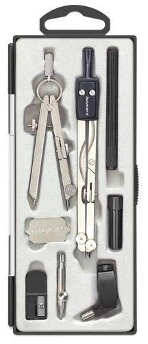 Engineering Drawing Kit Mini Drafter Compass Set Squares Ruler Templates Student