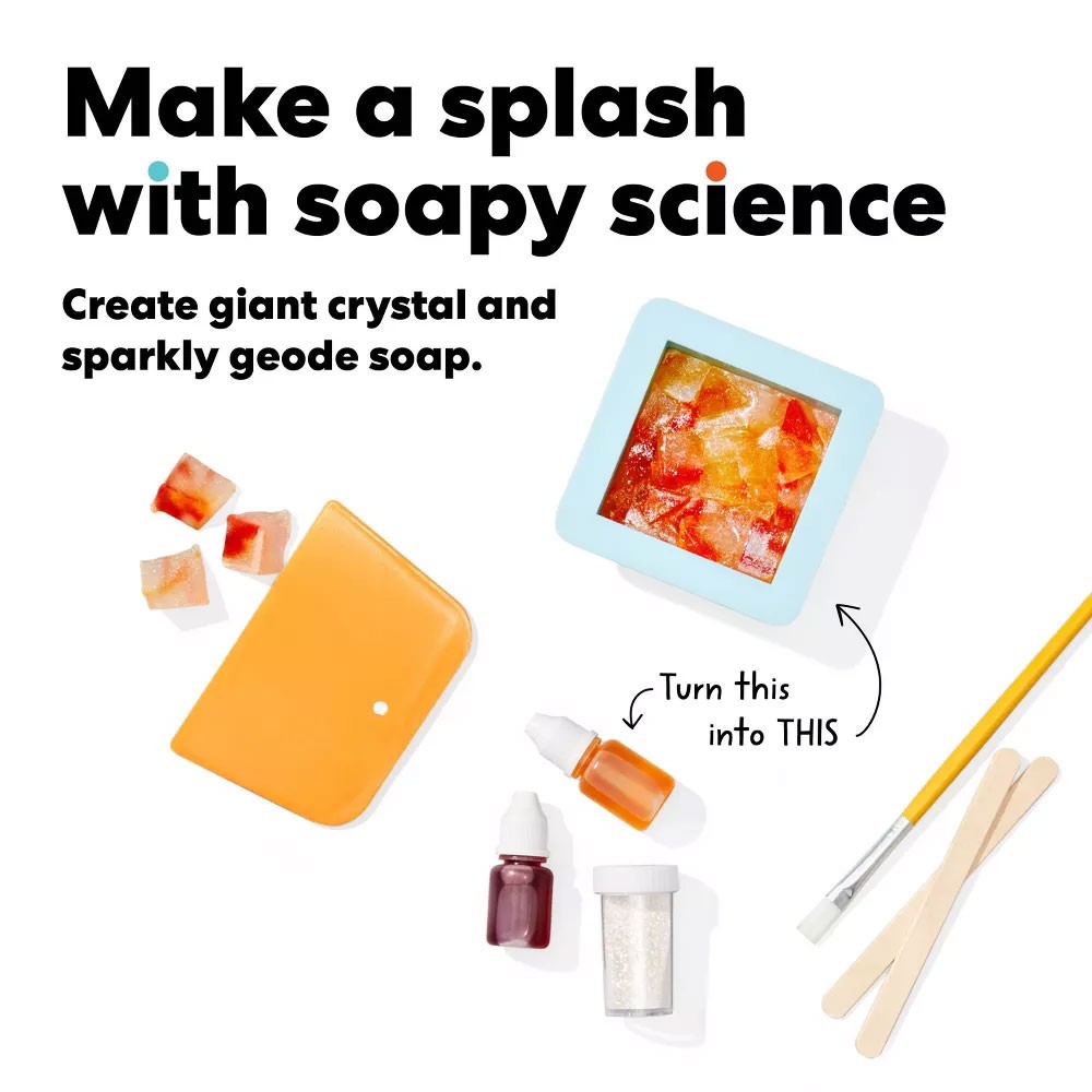 KiwiCo Crystal Ombre Soapmaking
