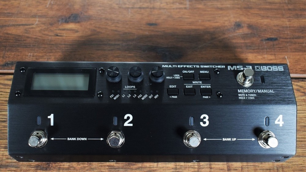 Boss MS-3 Guitar Multi Effect Processor Effect Loop Switcher Pedal