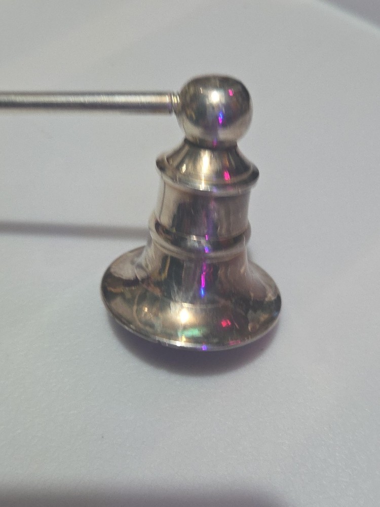 14" Silver Plated Candle Snuffer