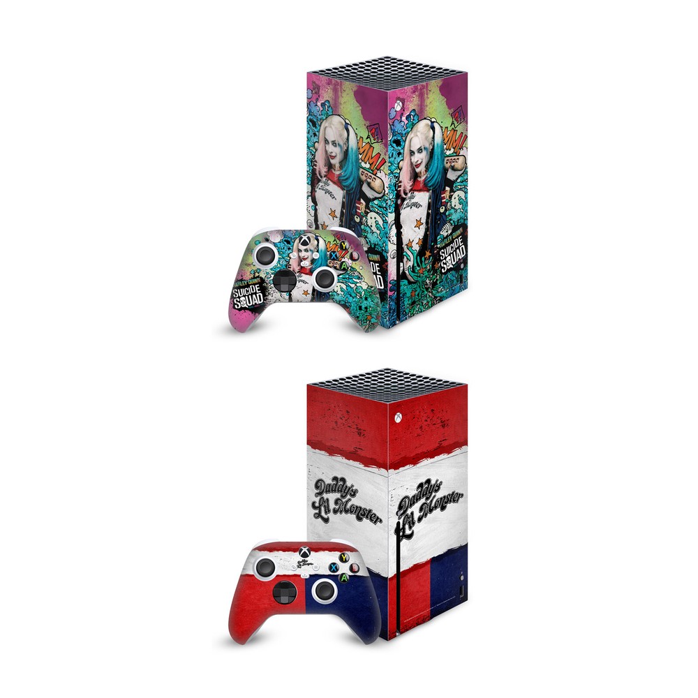 SUICIDE SQUAD 2016 GRAPHICS VINYL SKIN DECAL FOR SERIES X CONSOLE & CONTROLLER