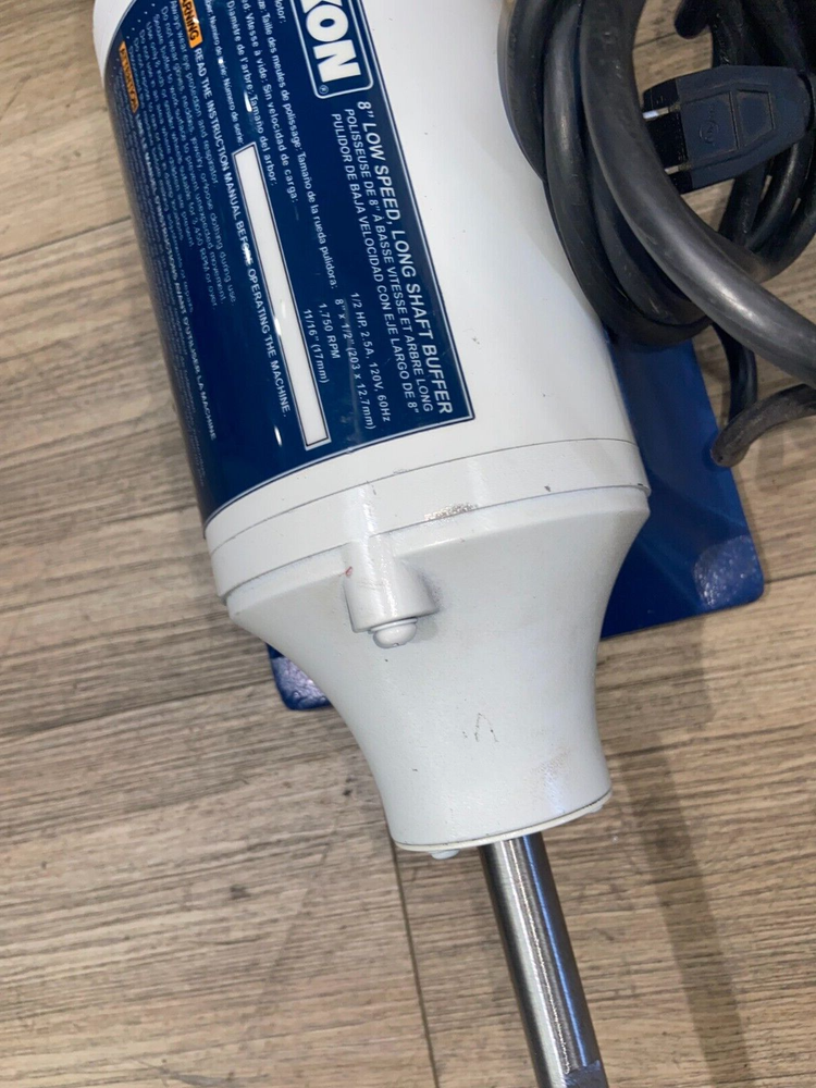 Rikon Power Tools Model 81-608 8" Low Speed, Long Shaft Buffer 1/2 HP Motor