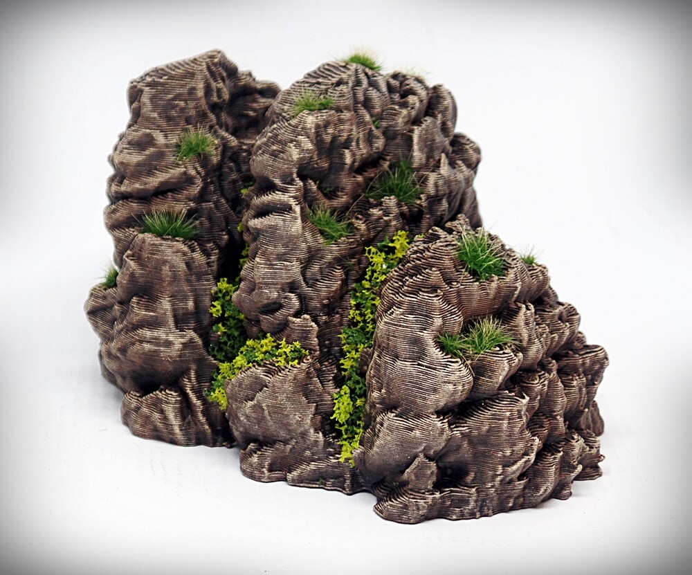 Wargame Terrain - Dynamic Hills Deluxe Bundle (10 pieces) - D&D RPG AoS