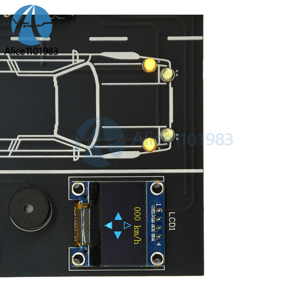 DIY Car Driving Simulation Soldering Practice Kit Electronic Kit Solder Learn