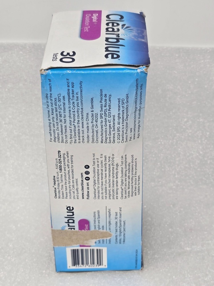 Clearblue Digital Ovulation Test 30 Count