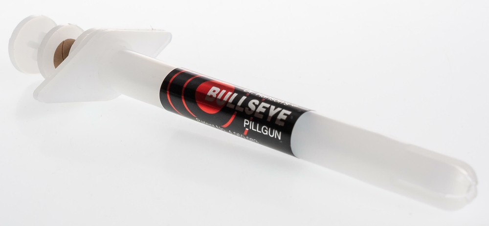 Plastic Balling Gun, Brown, Small