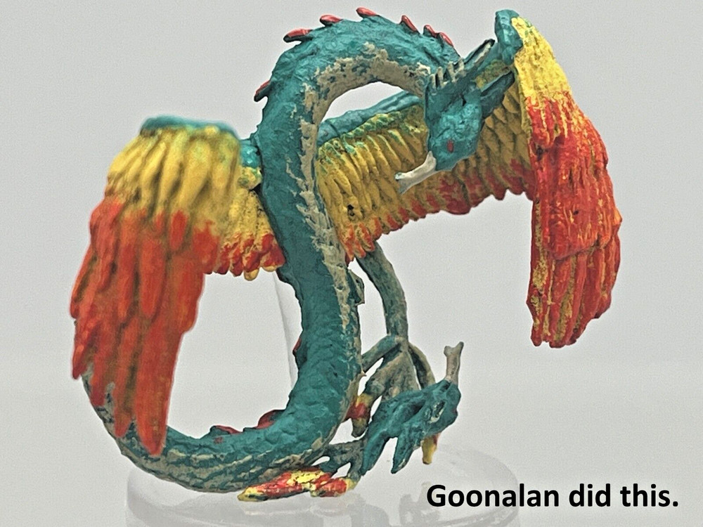 D&D Pathfinder Mini Summoned Creatures 2 Couatl UNIQUE