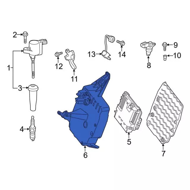 Genuine Ford Bracket GV6Z-12A659-A