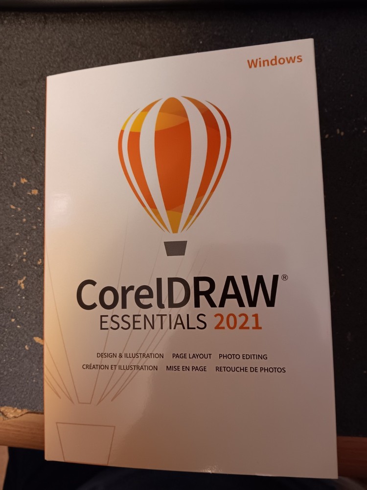 CorelDRAW Essentials 2021 Graphic Design Software- New
