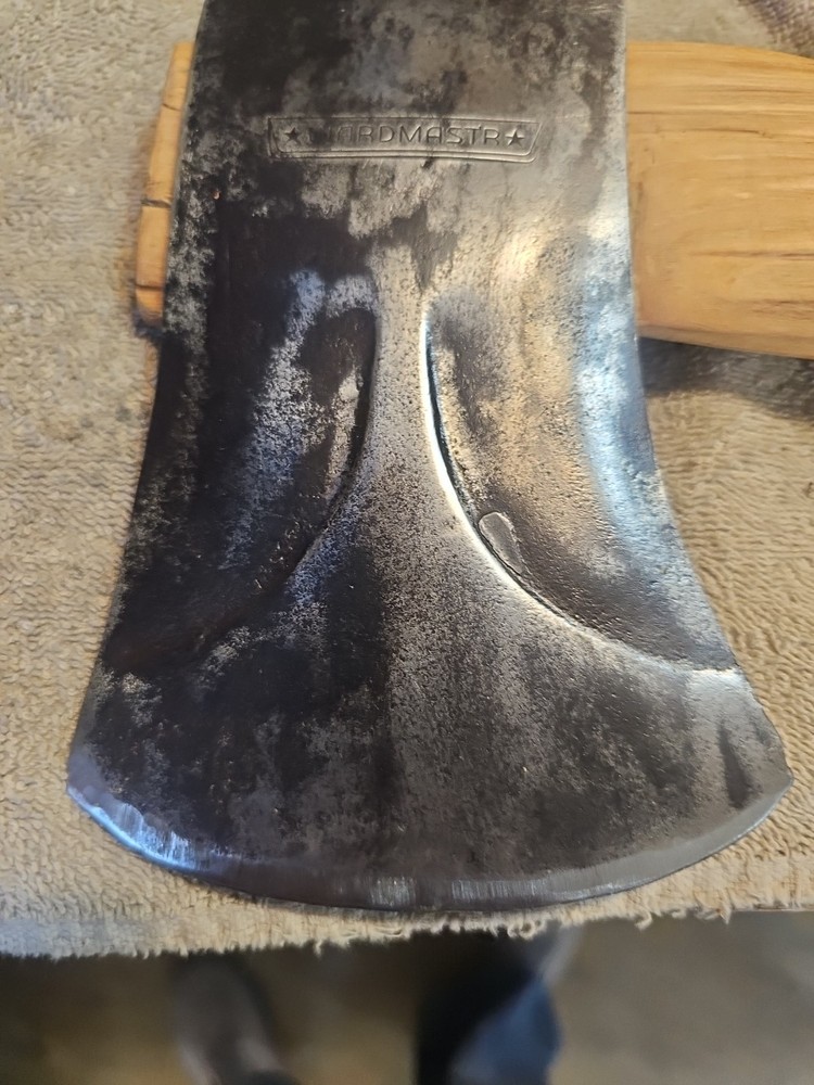 Vintage 3-1/2 Lb. Ward Master axe & Handle 34.5' Handle