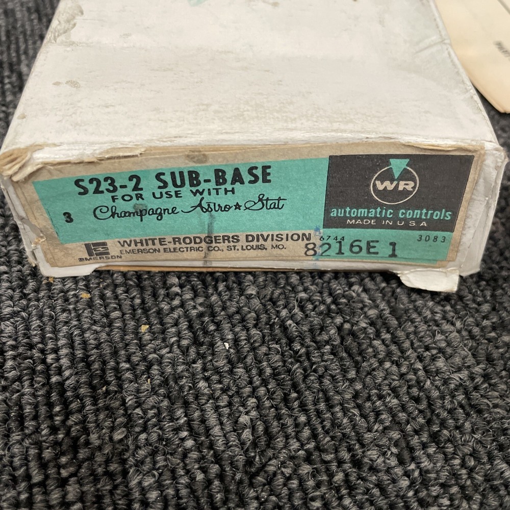 (3) WR White Rosgers thermostat Sub Base, S23-2