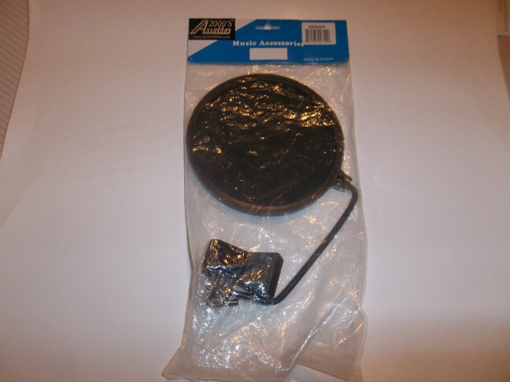Audio 2000'S AWS405 6" Microphone Pop Filter – New - Other