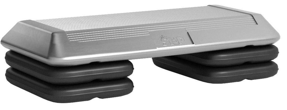 Exercise Step Platform, Circuit Size Stepper for Exercise at Home with 4 Stac...
