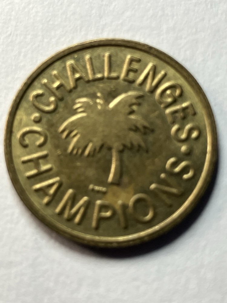 Vintage Champions Challenges Arcade Token #ud1