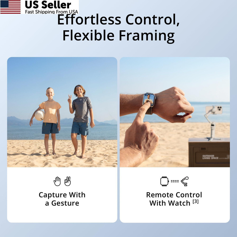 DJI Osmo Mobile 7 Gimbal Stabilizer for iPhone, Android, Built-in gray