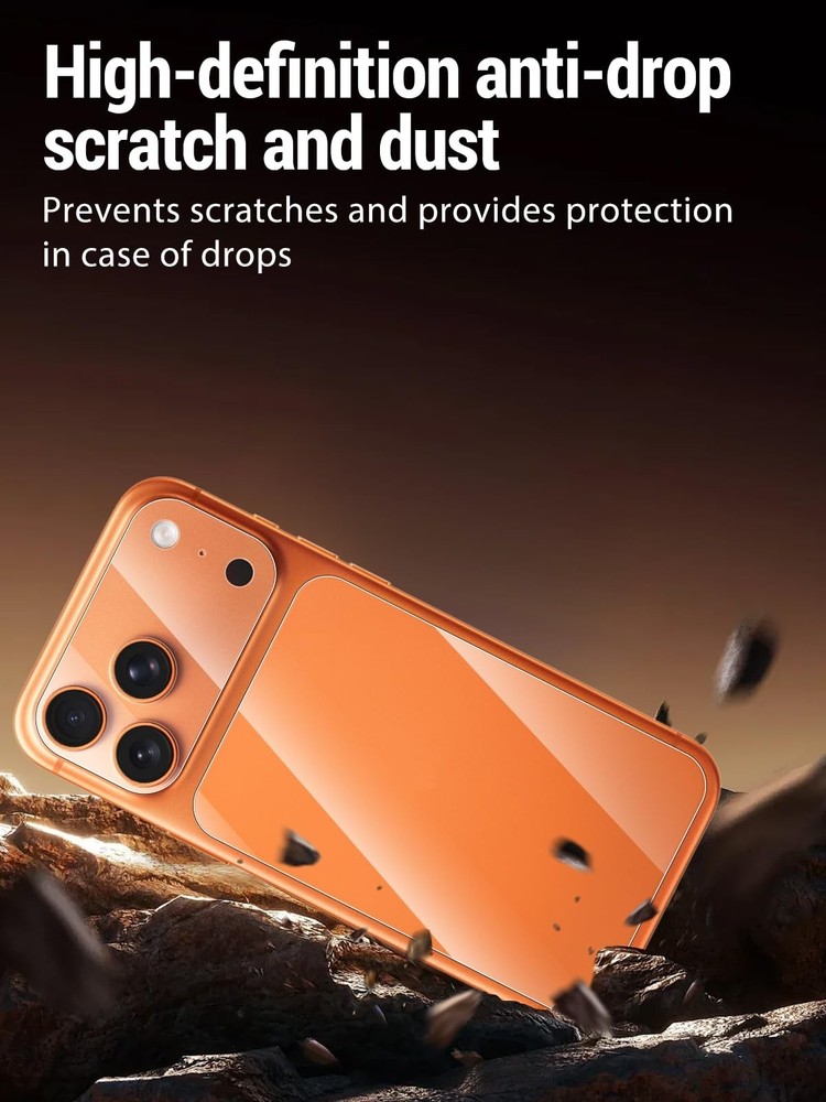 For iPhone 17 Pro Max 17 Pro Tempered Glass Screen Front+Back+Camera Protector