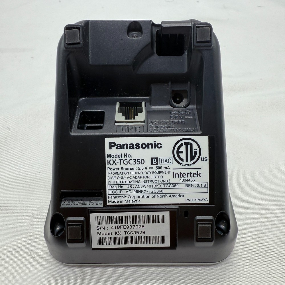 Panasonic KX-TGC350 (B) Main Base Charging Cradle BASE ONLY