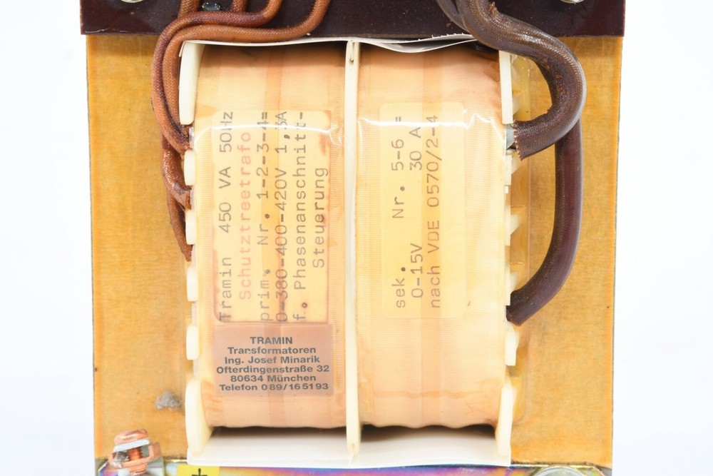 TRAMIN 450VA, Protective isolating transformer
