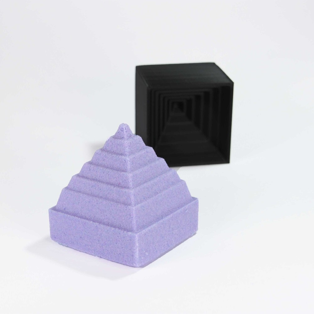 Pyramid Bath Bomb Mold, DIY original BathBombs Set 3D Printed Kit