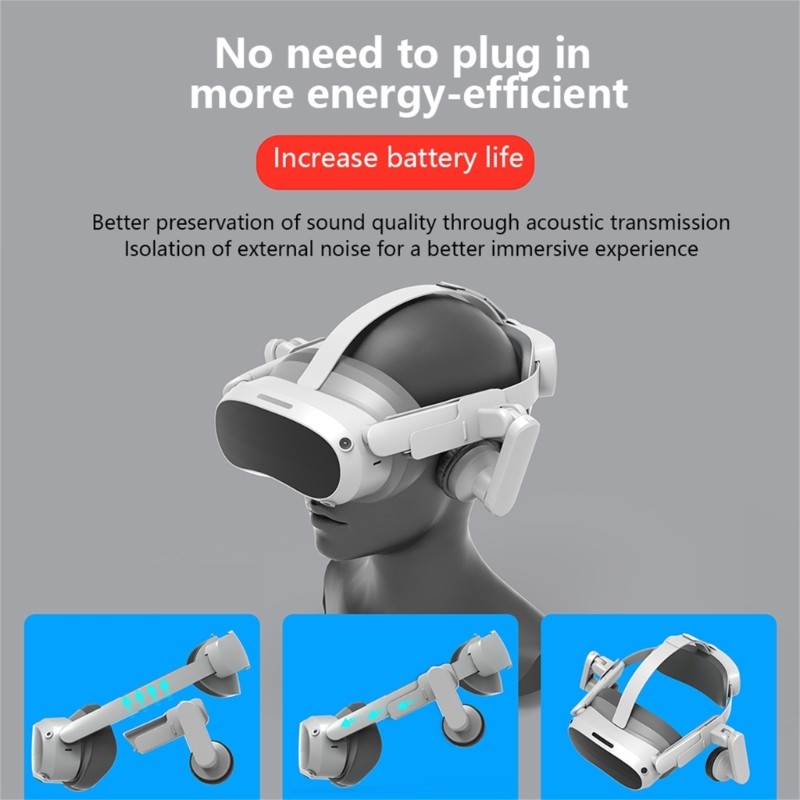 Ear Muffs Enhancing Sound Solution for Pico4 VR Headset Improve Sound Effect
