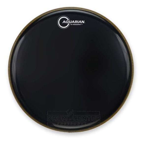 Aquarian Hi-Frequency Black Drumhead 10"