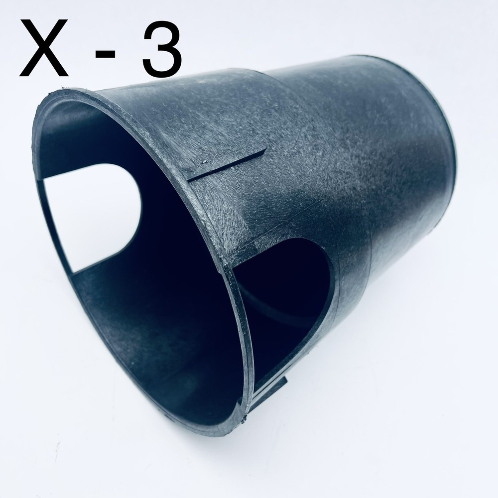 LOT OF 3, BLACK/GREEN ELECTRIC 6" ROUND OLD 708-09 UNIT