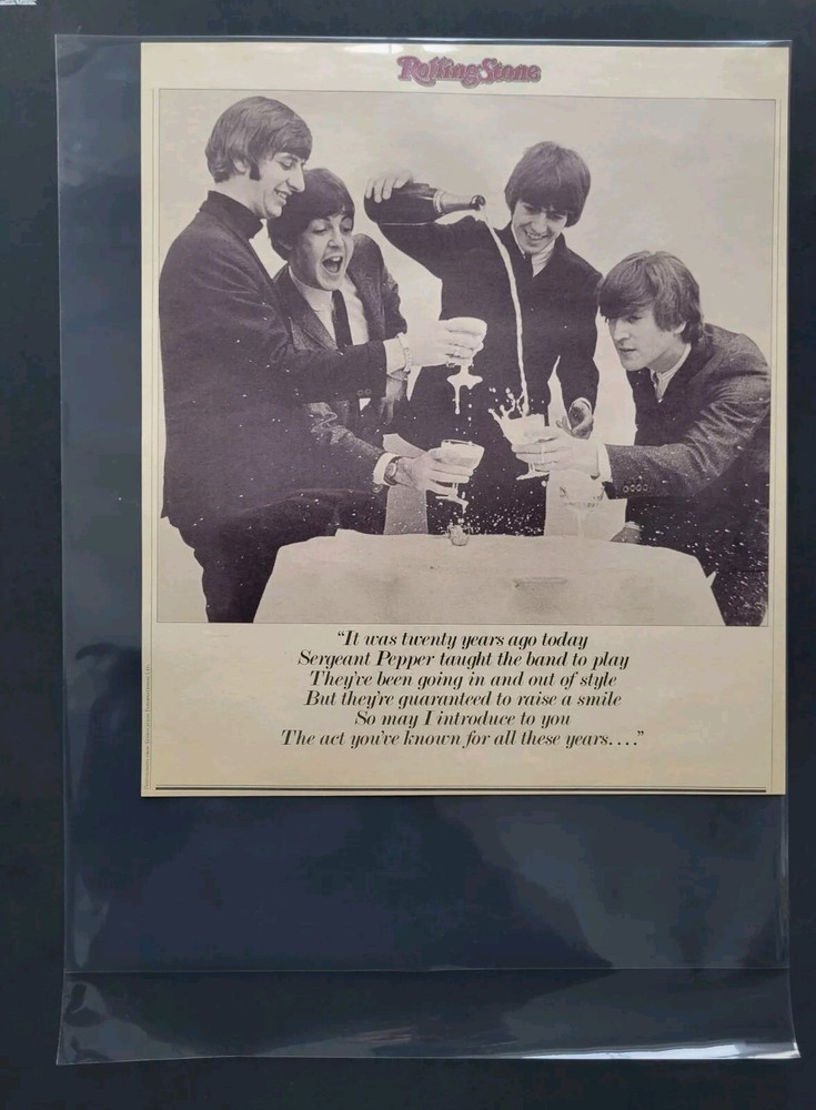 The Beatles Magazine Clipping 1987