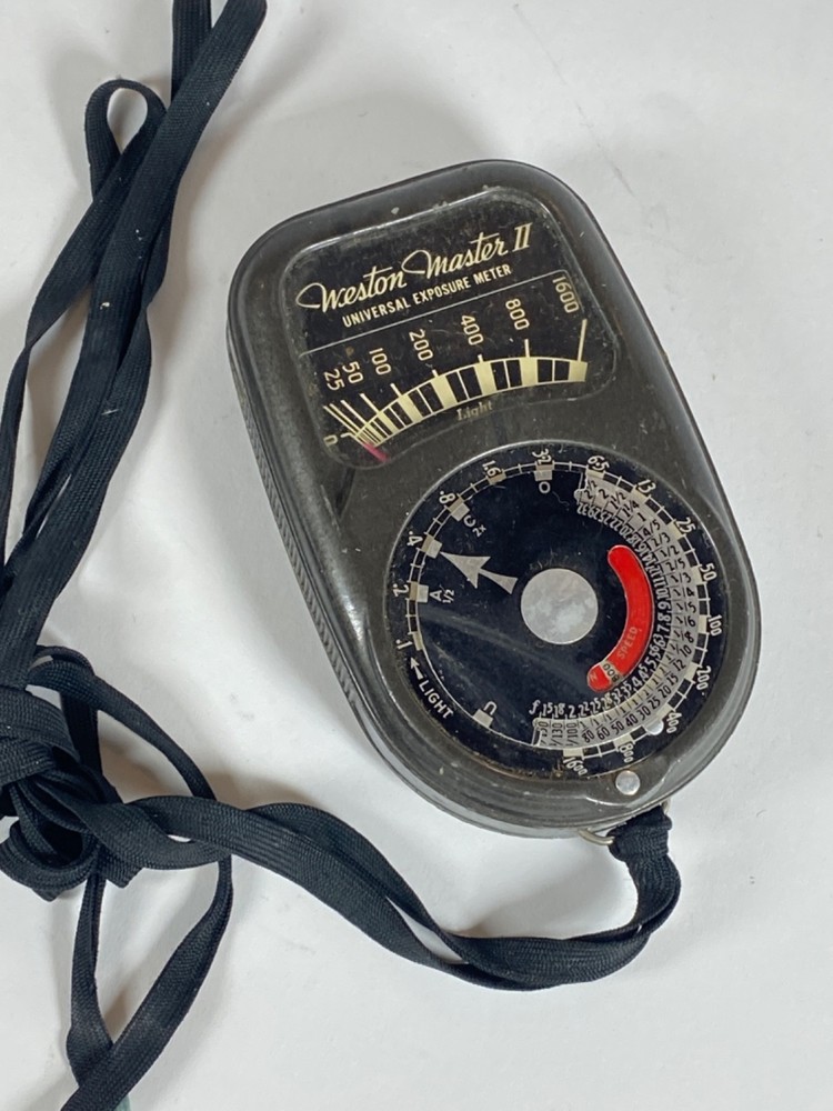 Weston Master II 735 Universal Analog Exposure Meter for Camera with Strap