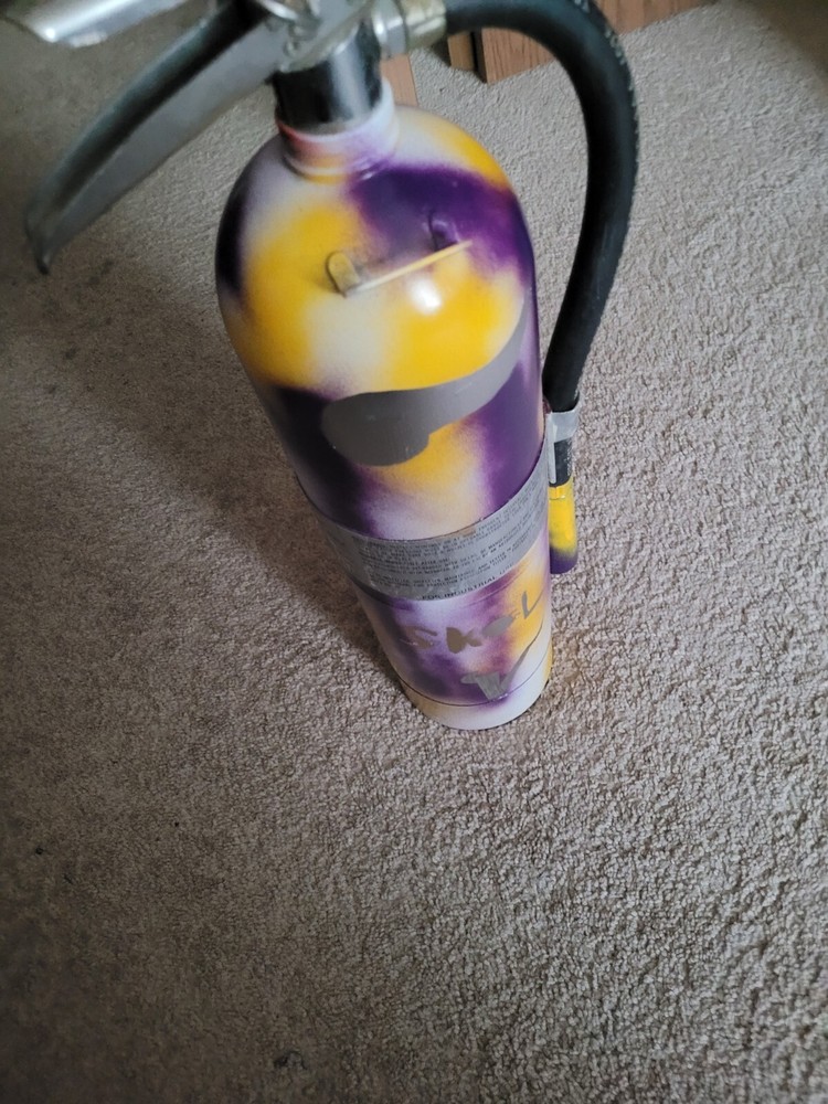 Amerex 10lb abc fire Extinguisher custom (Vikings) EDITION