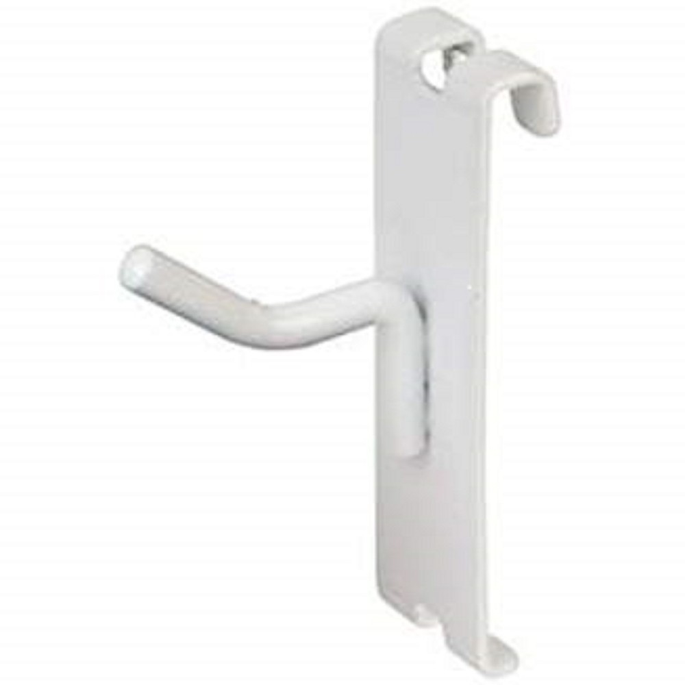 2" Gridwall Hooks - 96 White Hooks For Gridwall or Mini Grid Cube Displays