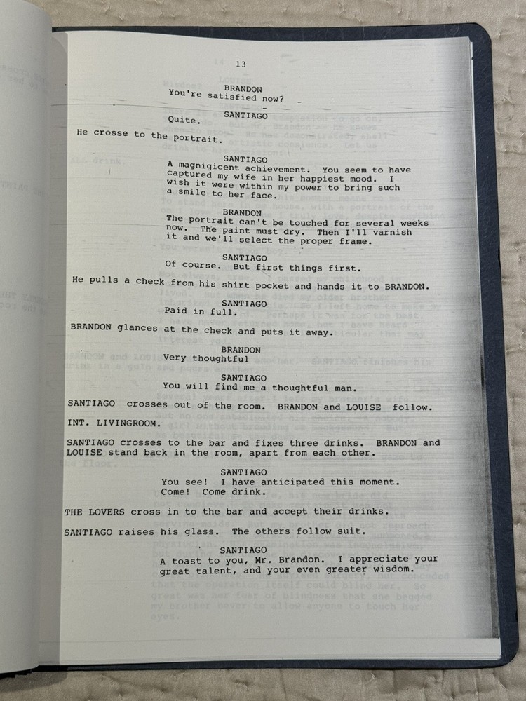 "THE NIGHT BEFORE CHRISTMAS" Script by RON FORD based on ROBERT BLOCH Story