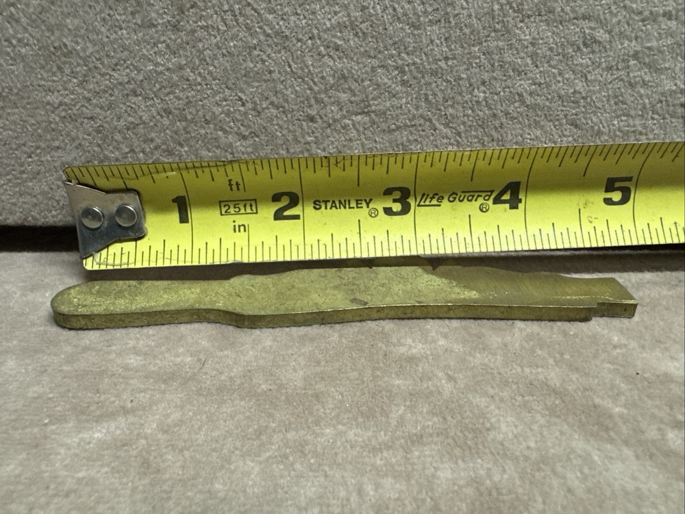 Brass Flintlock Side Plate