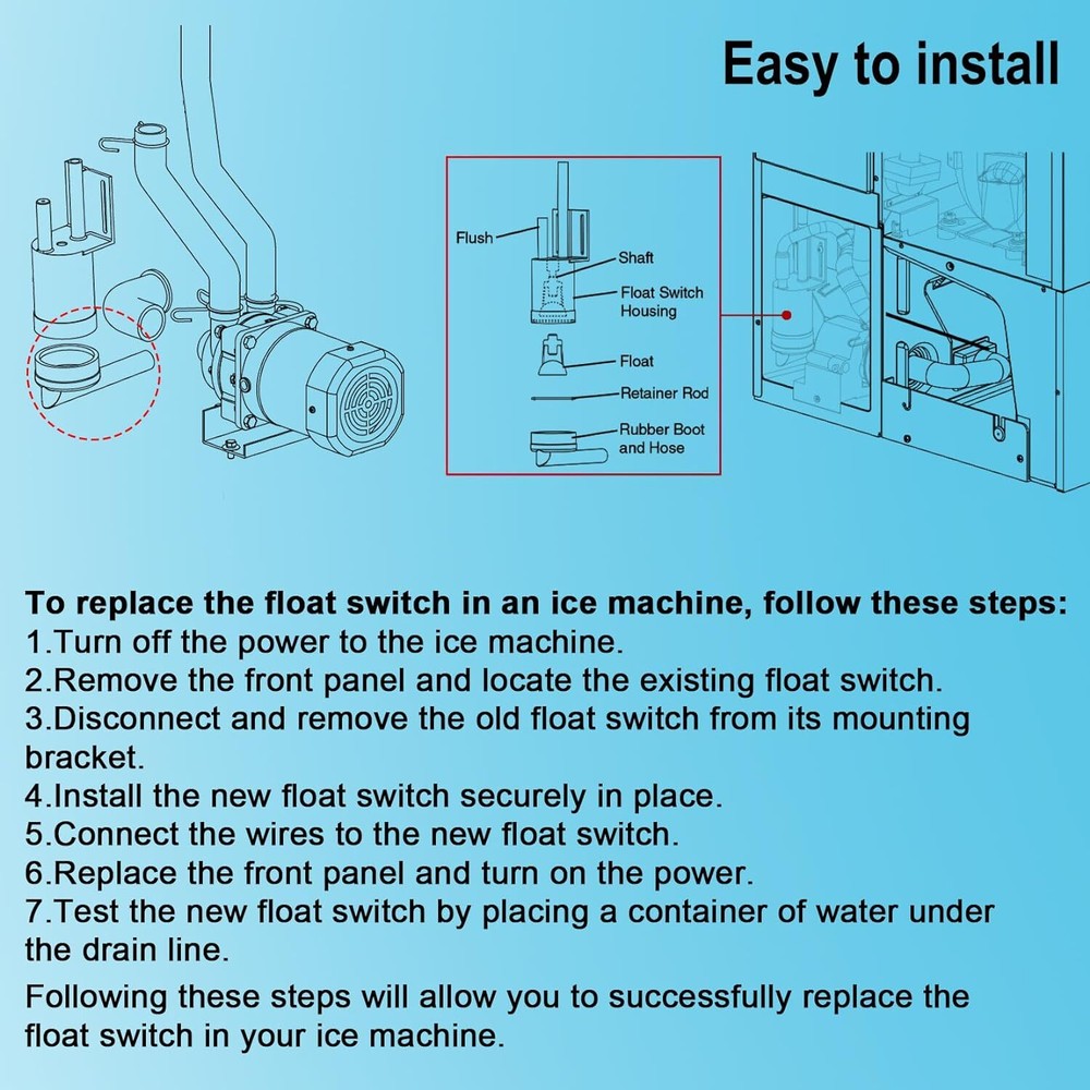 Replacement for hoshizaki 426799-01 Float Switch Connector