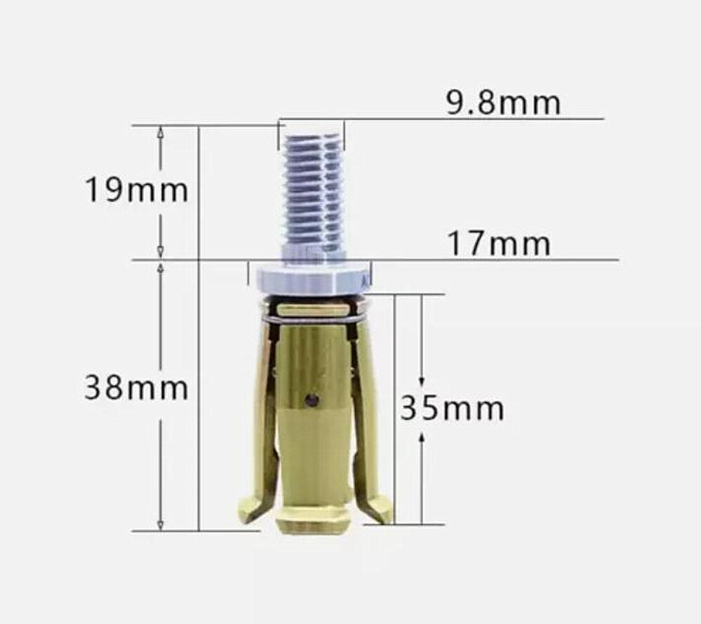 1Pc BT30 4 Petal Clamp Pull Claw For CNC Spindle 45 Degree Outer Screw Pull Part