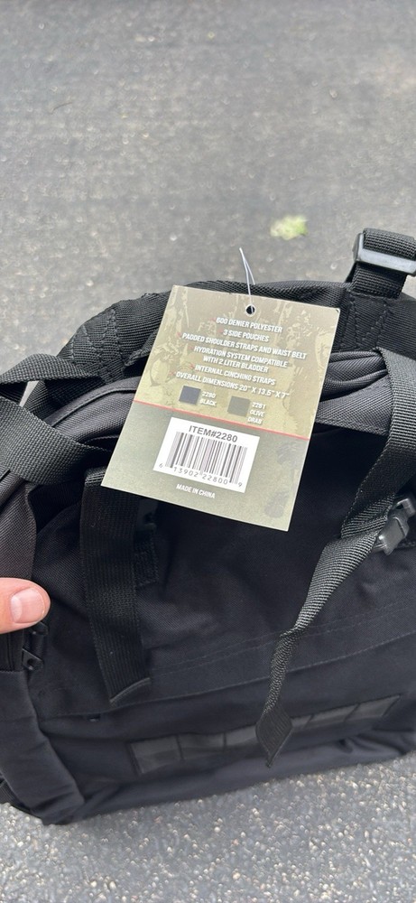 Rothco 3 Day Assault Pack - Original Design Black