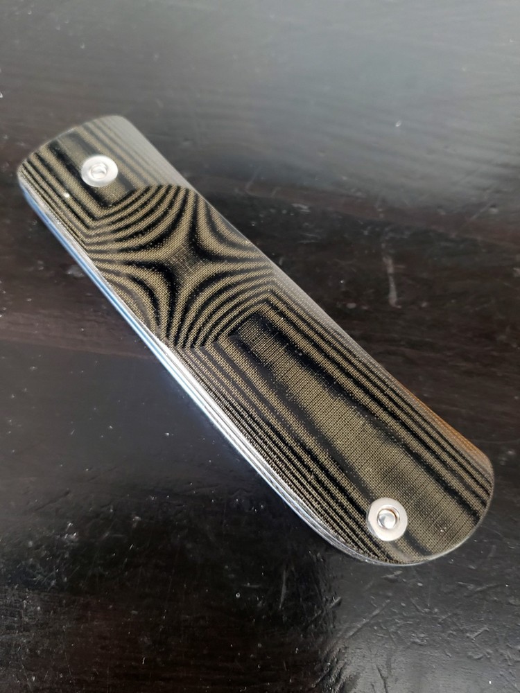 Kevin Hoffman Custom Knife Titanium Micarta