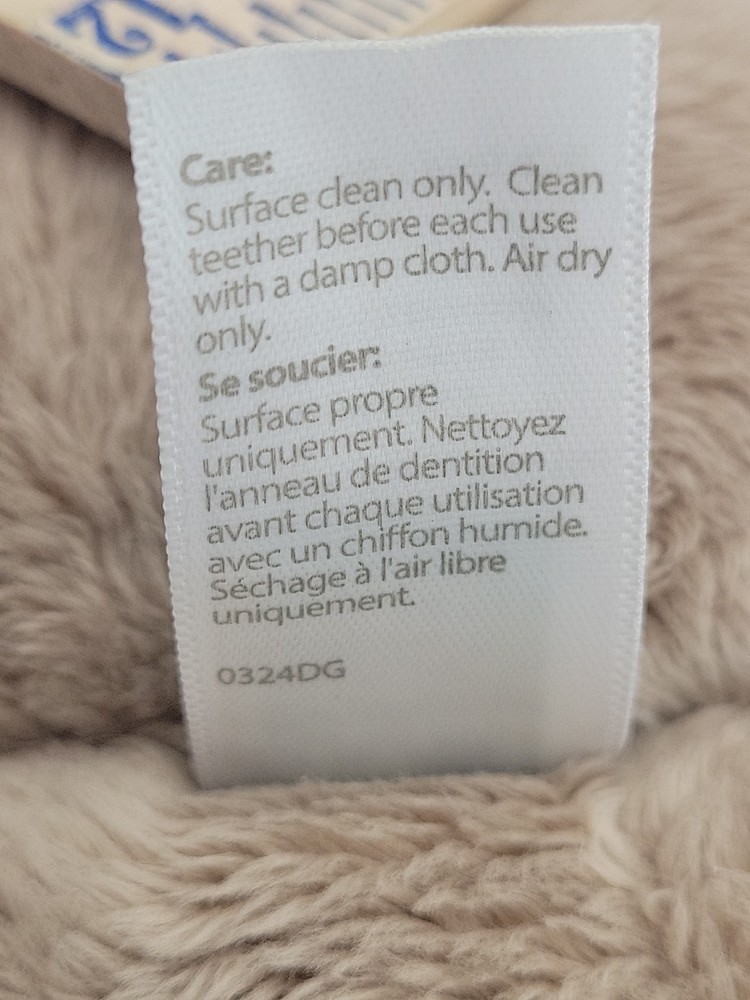 Itzy Ritzy Sloth Lovey Security Blanket Plush With Silicone Teether & Taggies