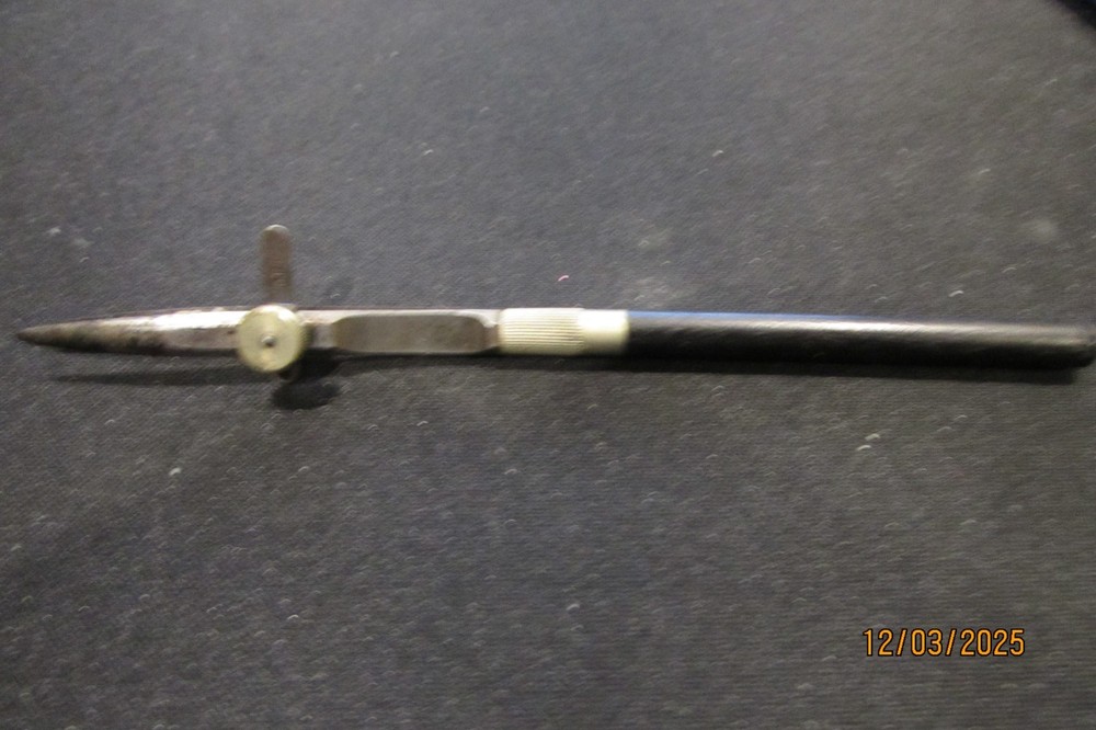 vintage drafting tools wood ruling pen D.R.P.