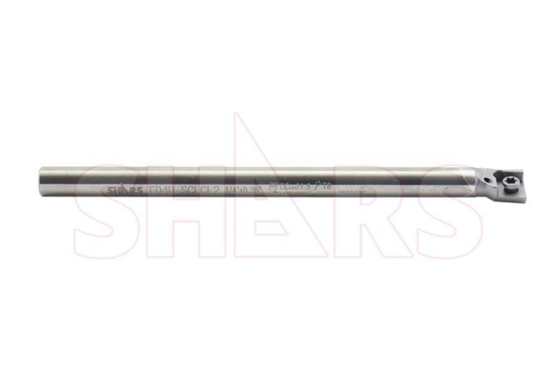 1/4" x 4" LH SCLCL Coolant Through Indexable Solid Carbide Boring Bar S]