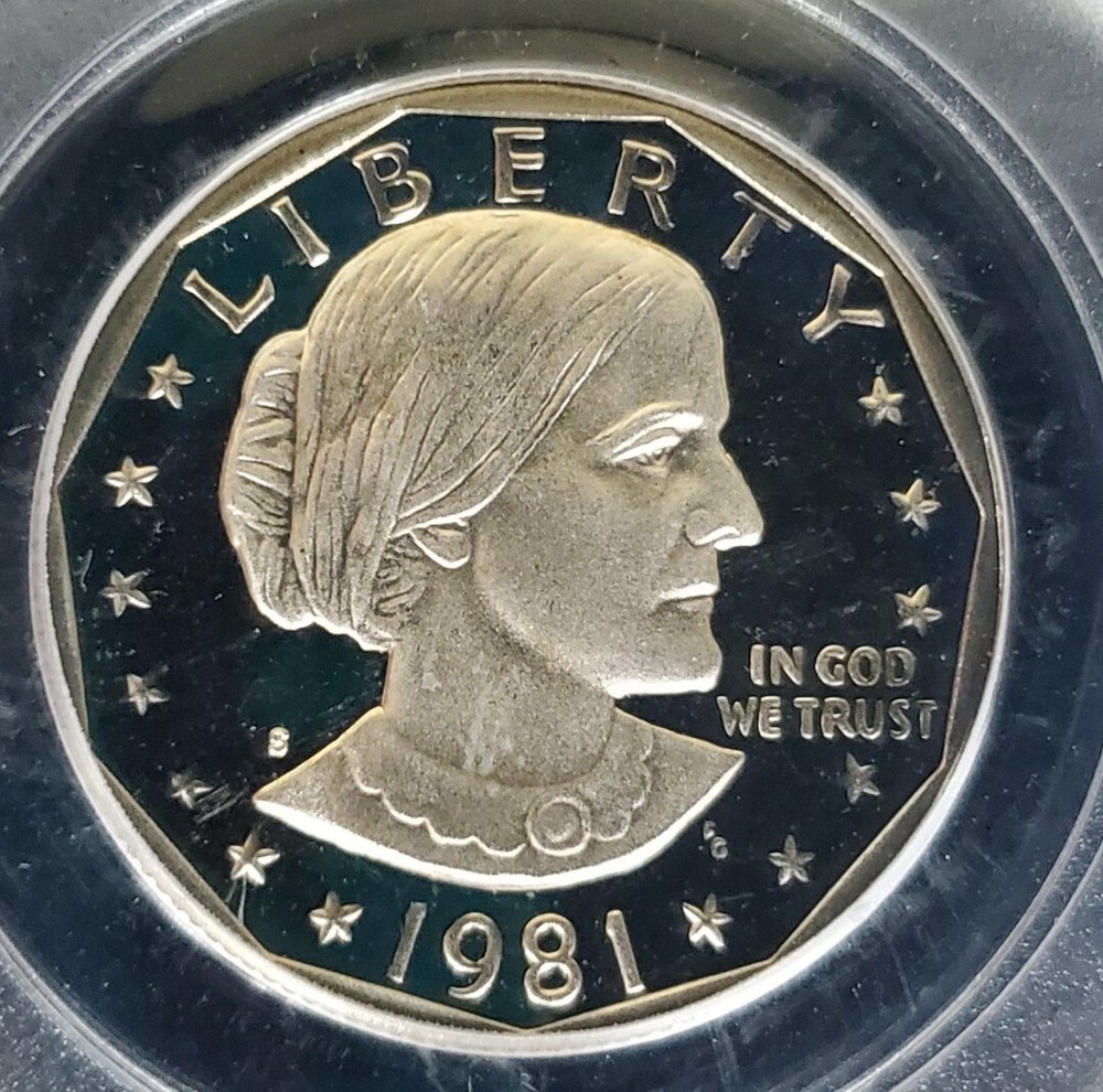 1981 S $1 Susan B Anthony Dollar Type 1 PCGS PR69DCAM