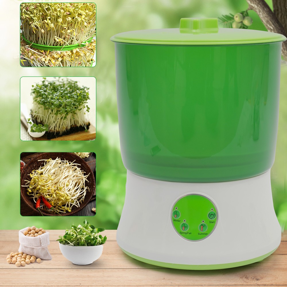 Bean Sprouts Machine Automatic Sprouts Growing Kit 2 Layers Auto Household Bean