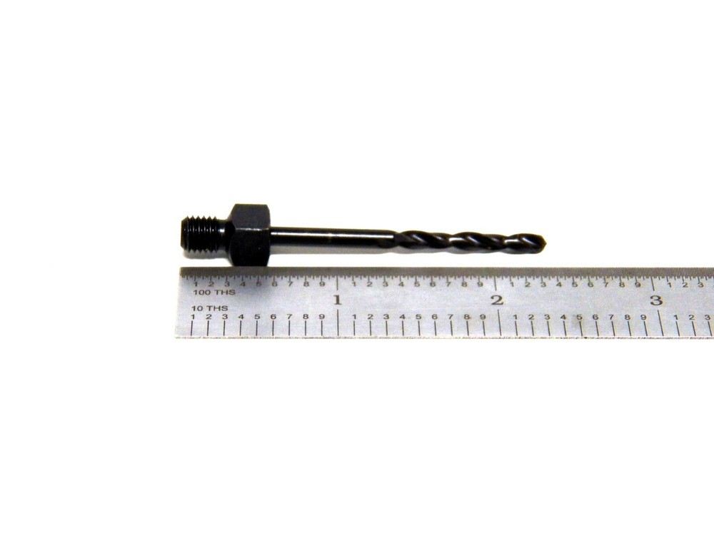 USA MADE #30 (.1285) Cobalt Threaded Drill Bit 1/4-28