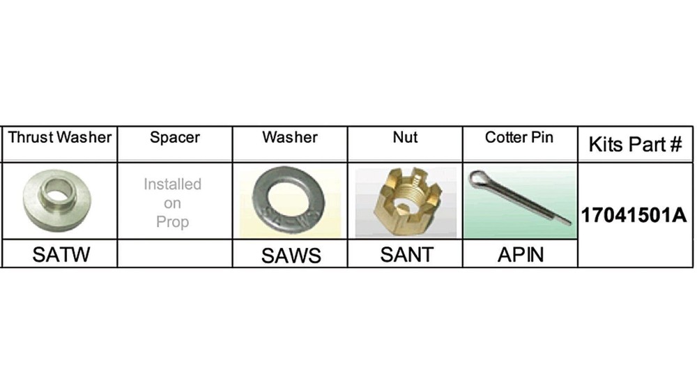 BARNETT OUTDOORS 17041501A  Df15A & Df20A Boat Propellers