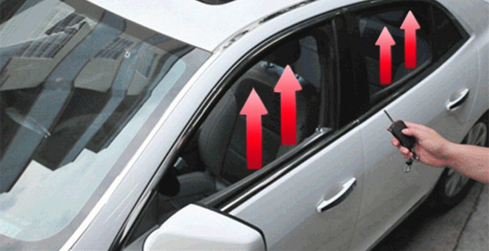 4 Windows Car Alarm Systems 12V Auto Window Closer Module Car Accessories