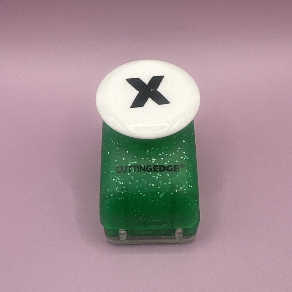 CuttingEdge Paper Punch Replacement Letter X Crafting Scrapbooking 1” Cutting