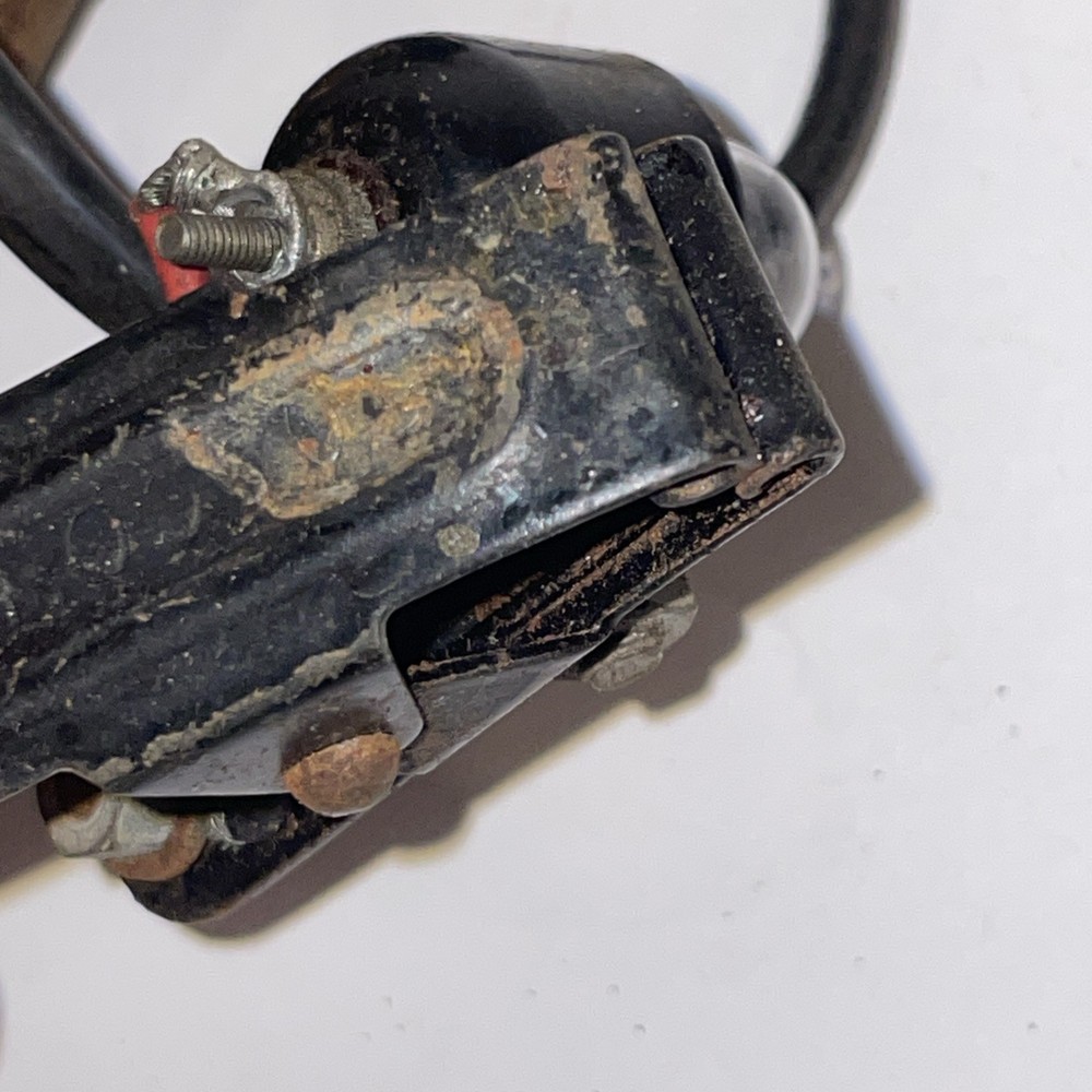 Original British WWII RAF Pilot Life Jacket Emergency Light - Untested As Is