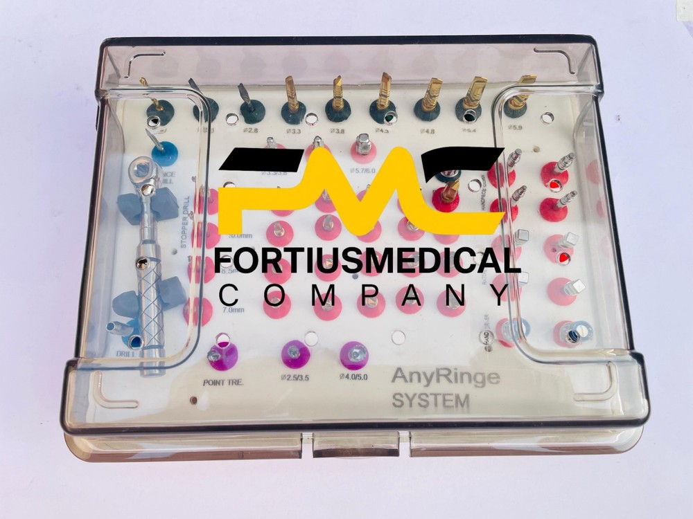 AnyRinge System Guided Drills Universal Dental Implant Guide & Positioning Kit