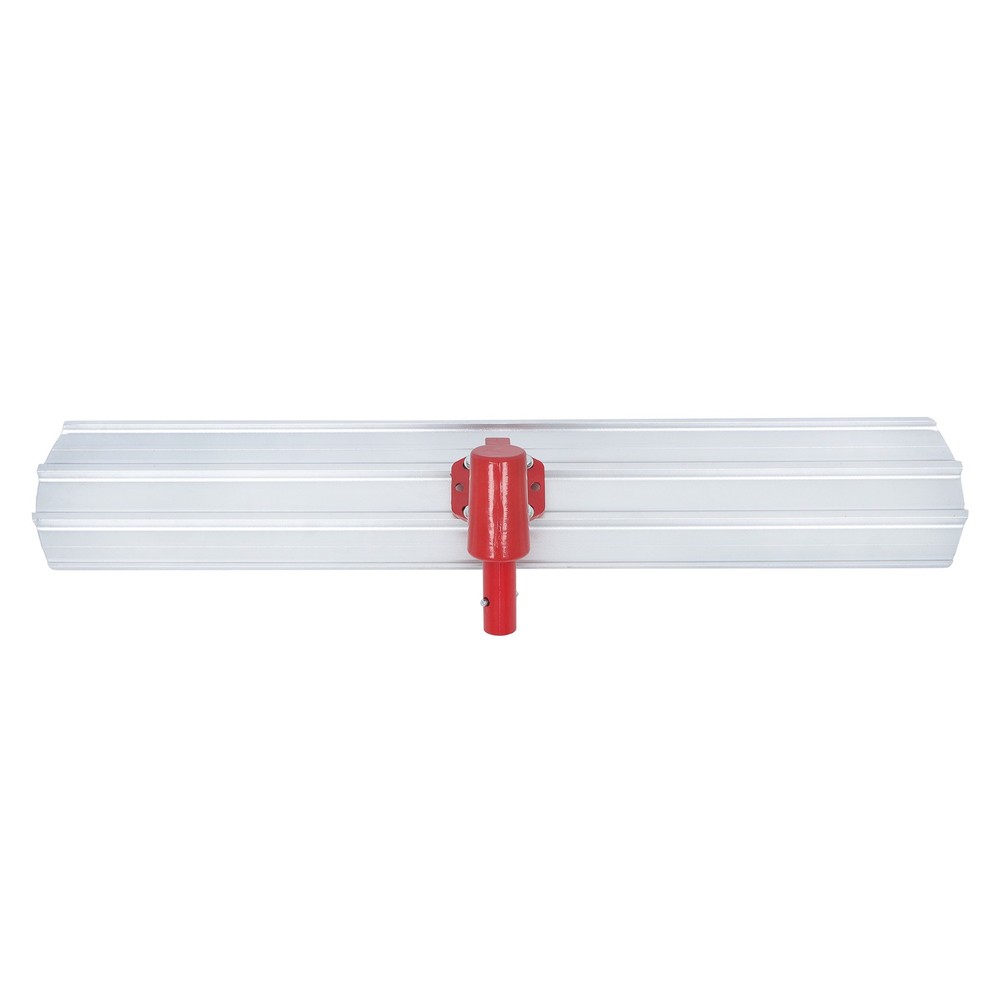 Red Concrete Bull Float Kit 48" × 8" Round End Concrete Float Tool With 4 Rods