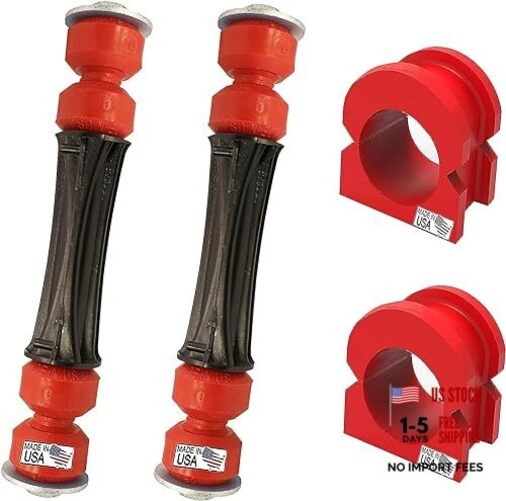 Suspension Dudes 4PC Front Sway Bar CODE RED Front Link & Bushing Kit